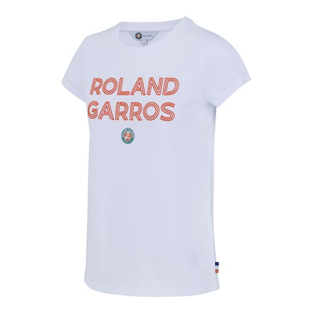 【全仏オープンテニス2024】レディース Tシャツ ROLAND GARROS（ホワイト）