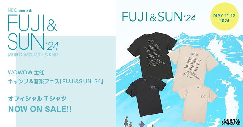 FUJI&SUN’2024オフィシャルTシャツ by JOURNAL STANDARD