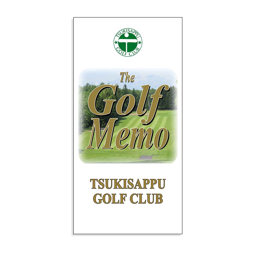 ネコポス便発送【ゴルフ】ゴルフメモ [北海道札幌市] ツキサップゴルフクラブ*(FREE)