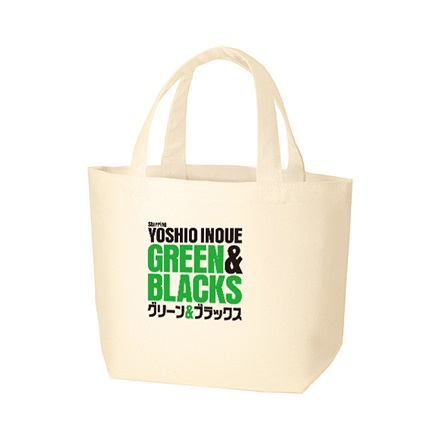 【WOWOW】GREEN&BLACKS ロゴ キャンバスランチトート　ナチュラル(FREE)