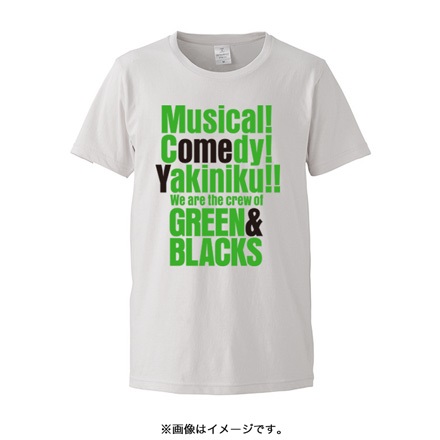 【WOWOW】GREEN&BLACKSオリジナルTシャツ　レディース　ホワイト(M)