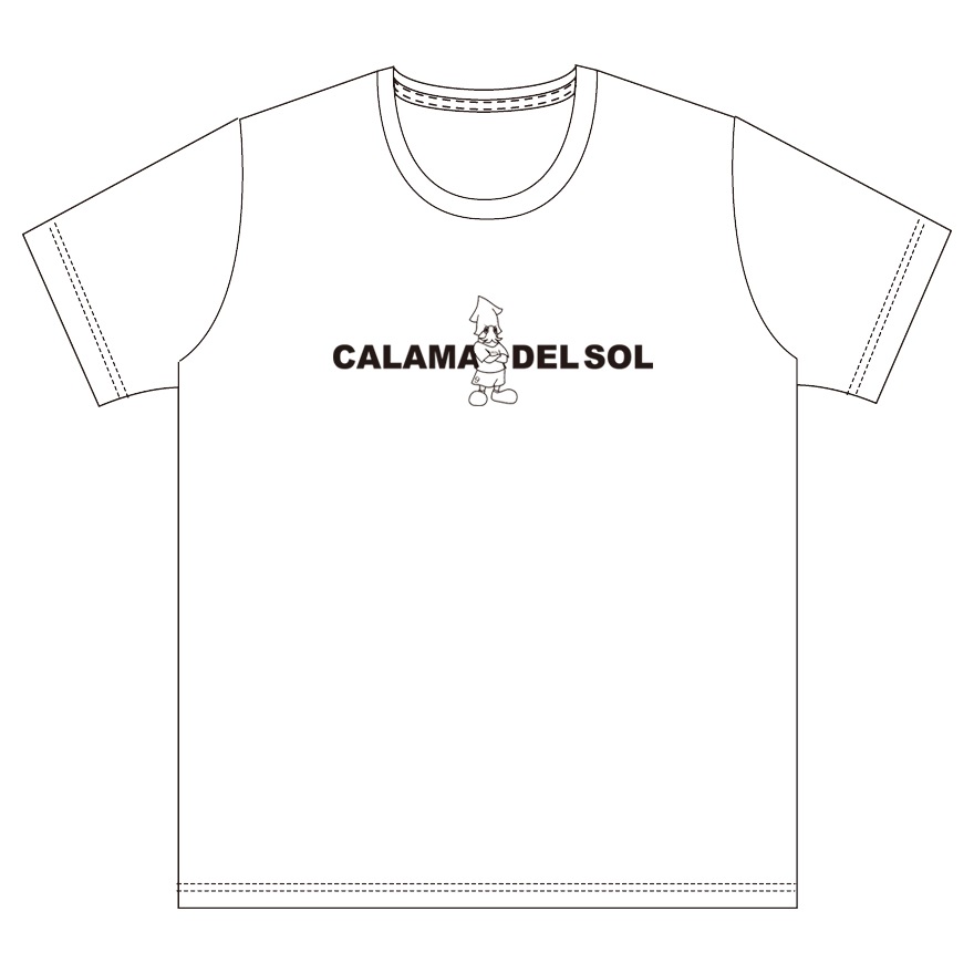 【WOWOWサッカー】Calamar del Sol TシャツC　ホワイト(S)