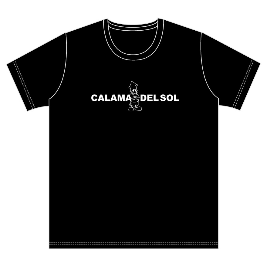 【WOWOWサッカー】Calamar del Sol TシャツC　ブラック(M)