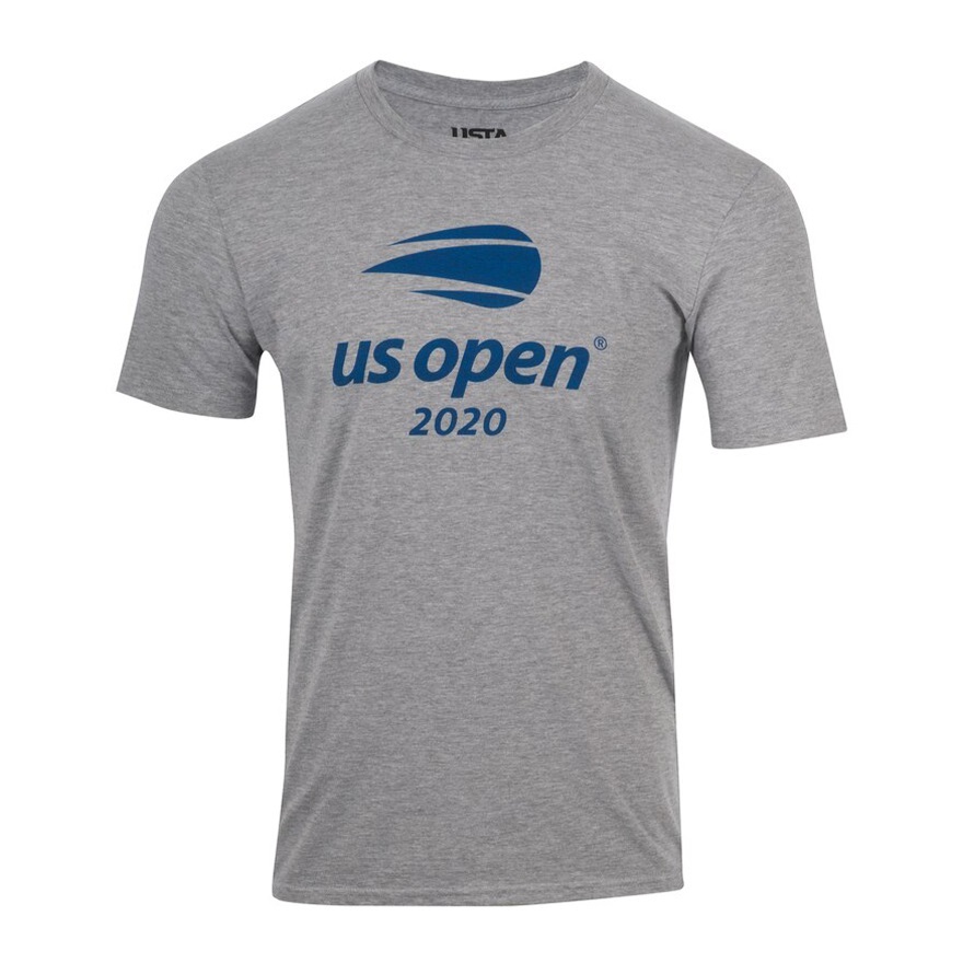 【全米オープンテニス2020】オフィシャルロゴTシャツ（Grey）(XL)