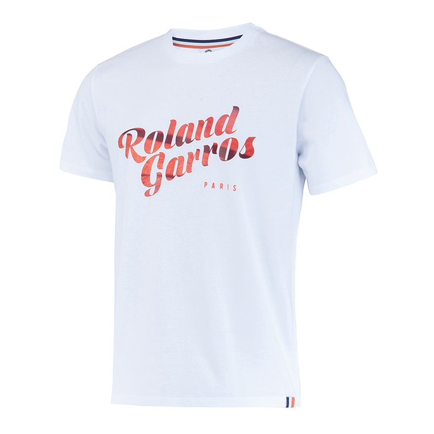 【全仏オープンテニス2021】Tシャツ　ローランギャロス（BLANC）(XL)