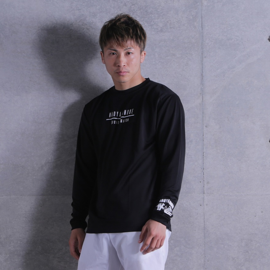 【NAOYA INOUE × ExciteMatch30th】オリジナルドライ長袖Tシャツ (ブラック)(XL)