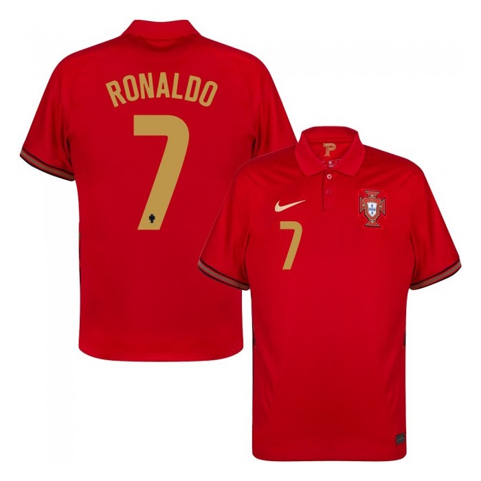 【サッカー／UEFA EURO2020】ポルトガル代表　ホーム　レプリカユニフォーム　ロナウド#7*(XL)