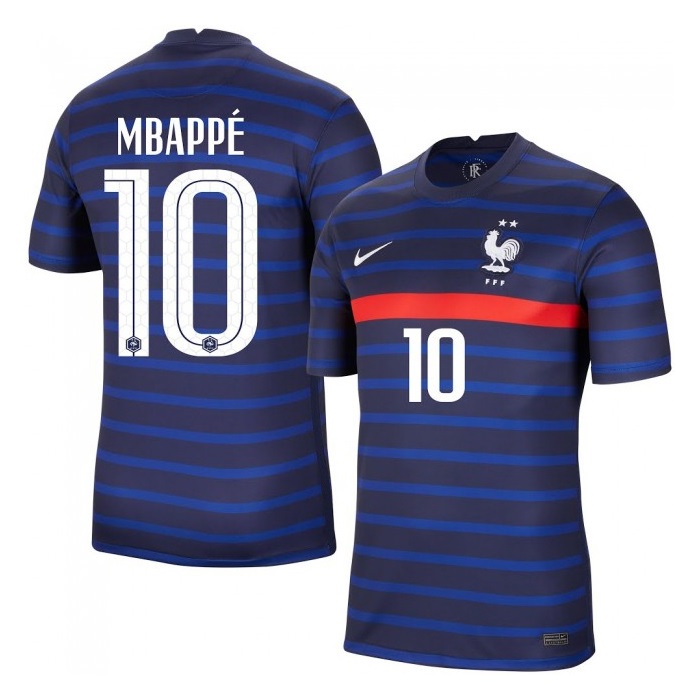 サッカー Uefa Euro フランス代表 ホーム レプリカユニフォーム エンバペ 10 Wowshop