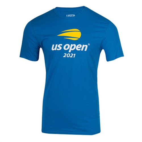 【全米オープンテニス2021】オフィシャルロゴTシャツ（Royal Blue）(M)