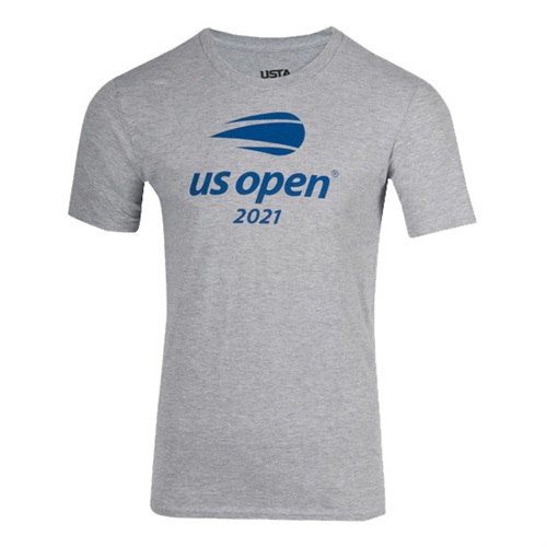 【全米オープンテニス2021】オフィシャルロゴTシャツ（Grey）