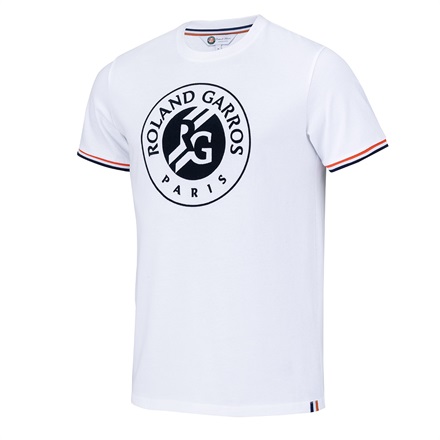 【全仏オープンテニス2022】Tシャツ　BIG LOGO（ホワイト）(XL)