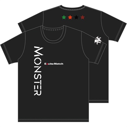 【NAOYA INOUE × ExciteMatch】MONSTER　ドライTシャツ　BLACK(L)