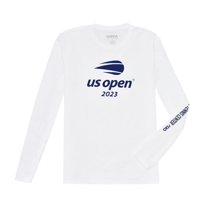 【全米オープンテニス2023】オフィシャルロゴ ロングTシャツ ホワイト(M)