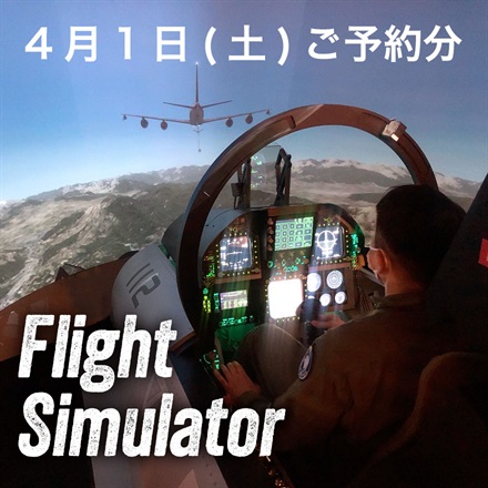 【WOWOW】F/A-18戦闘機フライトシミュレーター体験｜4月1日(土)(12:30-14:00)