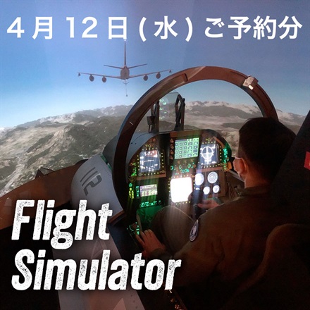 【WOWOW】F/A-18戦闘機フライトシミュレーター体験｜4月12日(水)
