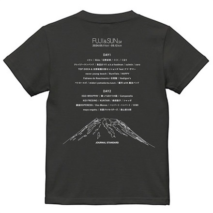 【音楽／FUJI&SUN '24】オフィシャルTシャツ by JOURNAL STANDARD（スミクロ）