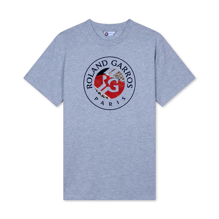 【全仏オープンテニス2025】ロゴＴシャツ コート（グレー）