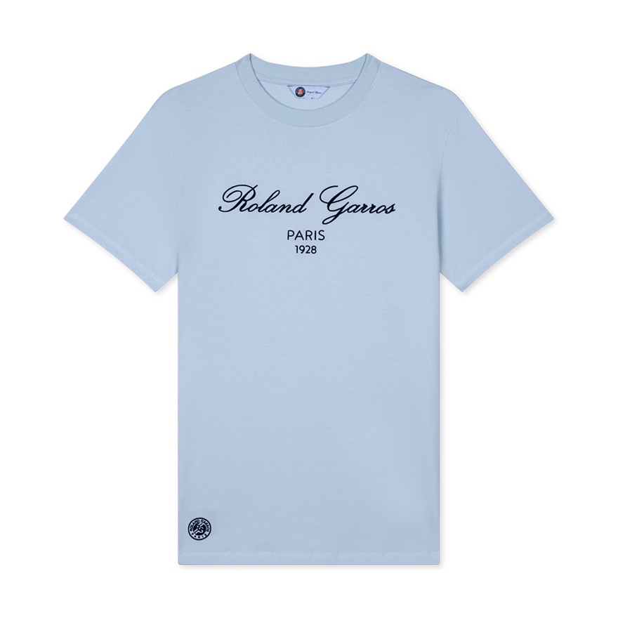 【全仏オープンテニス2025】Tシャツ　スポーティシック（スカイブルー）
