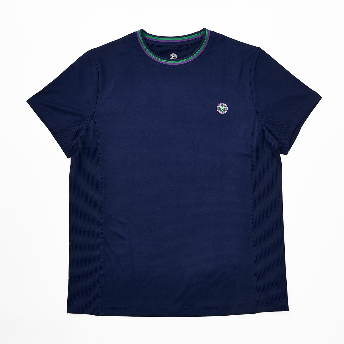 【ウィンブルドン2025】メンズ　コア　パフォーマンスTシャツ（ネイビー）