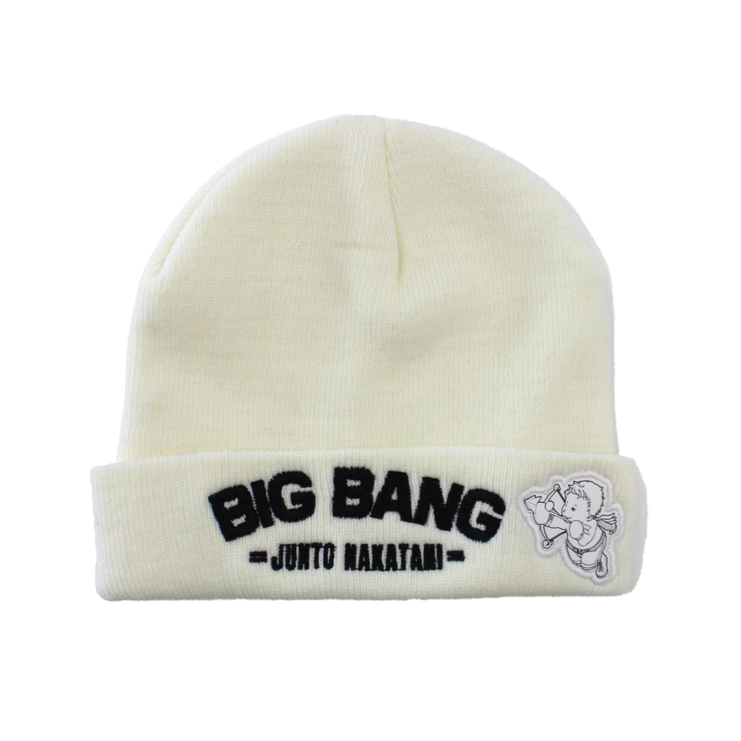 【中谷潤人×ExciteMatch】BIG BANG JUNTO NAKATANI ニットワッチキャップ ホワイト