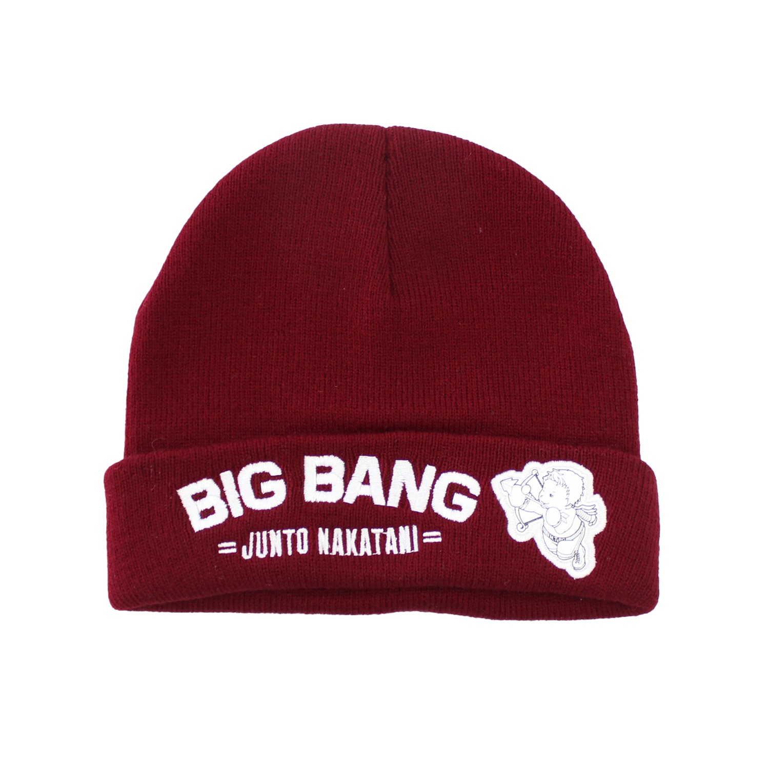 【中谷潤人×ExciteMatch】BIG BANG JUNTO NAKATANI ニットワッチキャップ ワイン