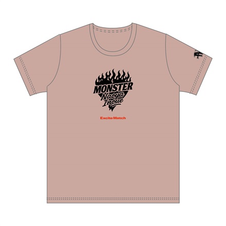 【NAOYA INOUE × ExciteMatch】MONSTER 井上尚弥 2025 Tシャツ（スモーキーピンク）