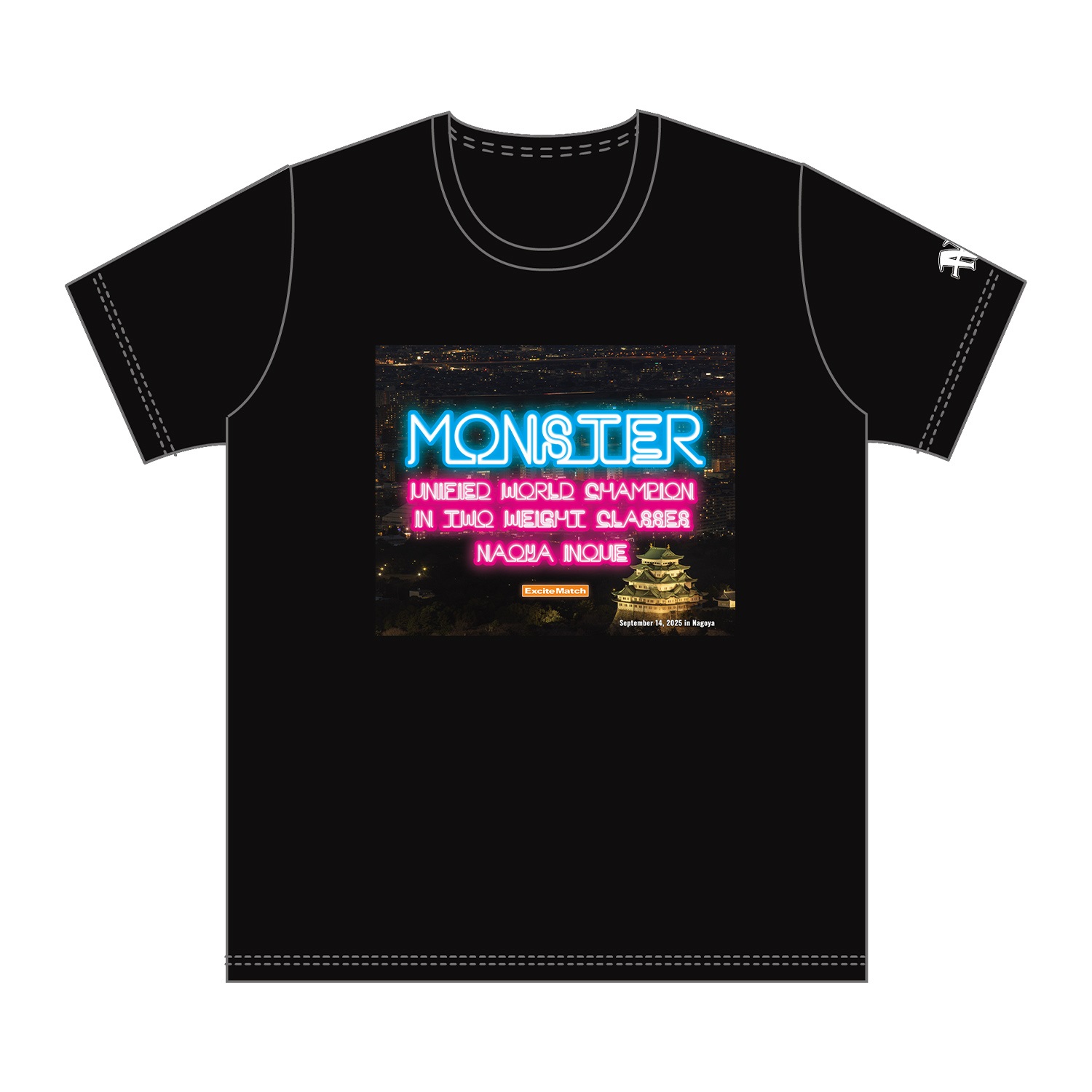 【NAOYA INOUE × ExciteMatch】MONSTER 井上尚弥 CITYフォトTシャツ in 名古屋（ブラック）