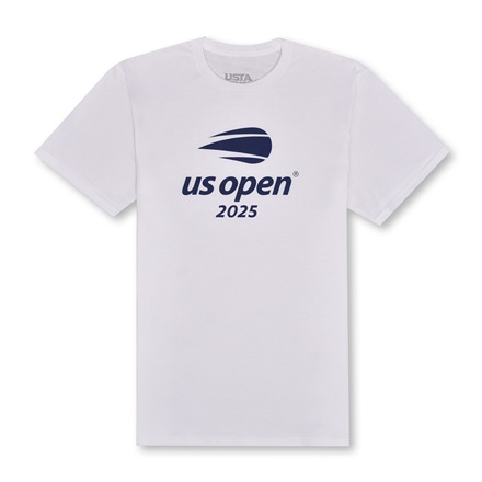 【全米オープンテニス2025】オフィシャルロゴ 2025Tシャツ （ホワイト）