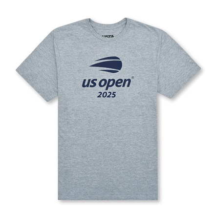 【全米オープンテニス2025】オフィシャルロゴ 2025Tシャツ （グレー）