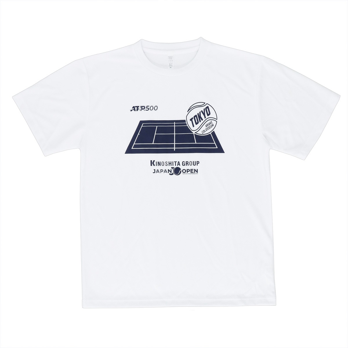 【木下グループジャパンオープンテニス2025】FJ ドライTシャツ（TOKYO）コート ホワイト