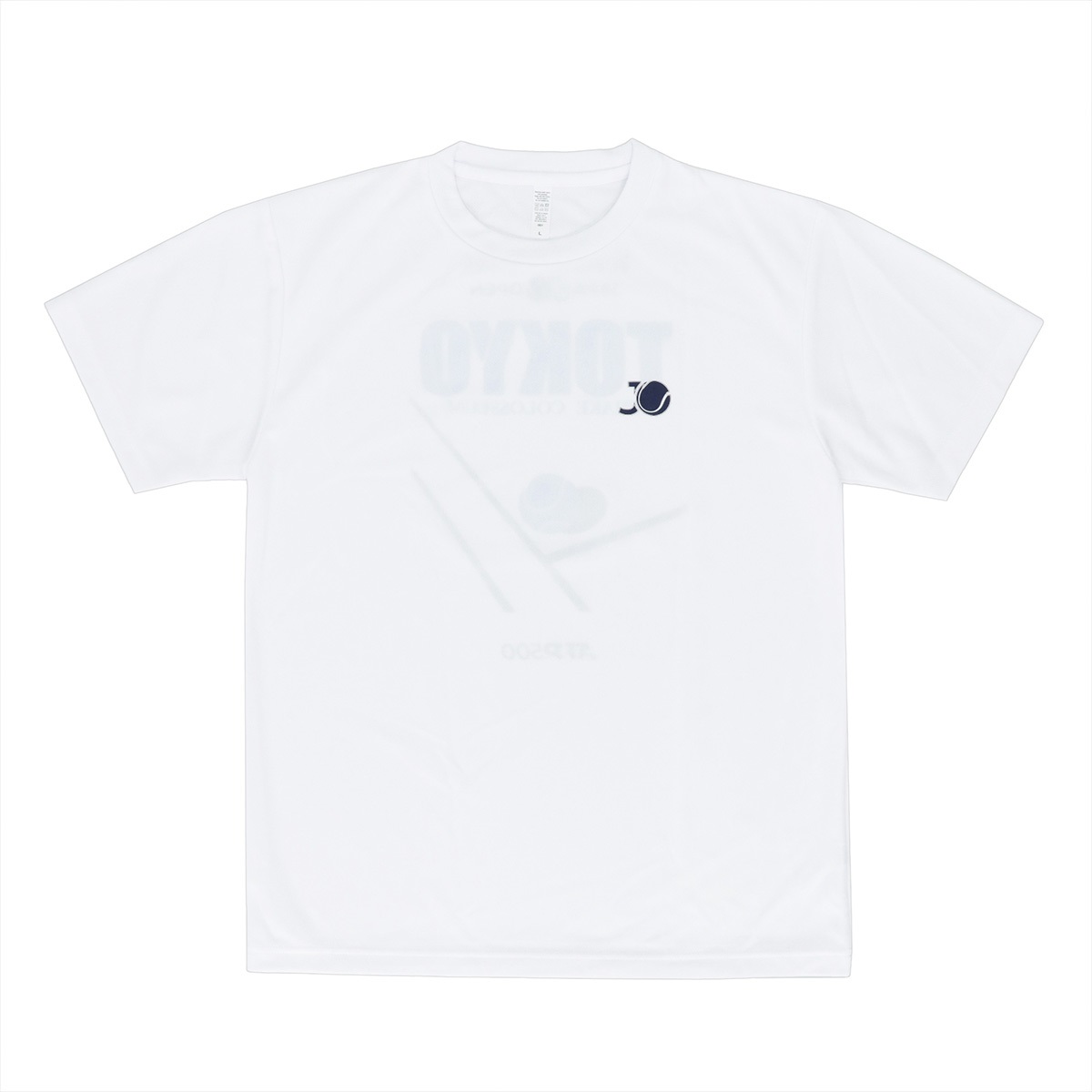 【木下グループジャパンオープンテニス2025】FJ バックプリント ドライTシャツ（TOKYO）サービスライン ホワイト