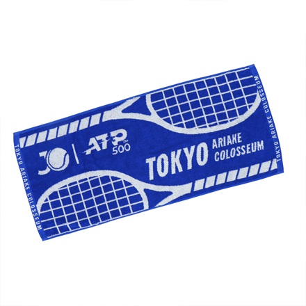 【木下グループジャパンオープンテニス2025】FJ ジャガードフェイスタオル（JO/ATP500）ブルー
