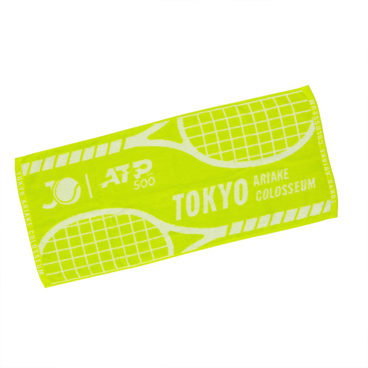 【木下グループジャパンオープンテニス2025】FJ ジャガードフェイスタオル（JO/ATP500）イエロー