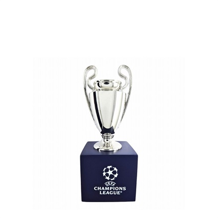 【サッカー／UEFAチャンピオンズリーグ】レプリカトロフィー木製台座付き