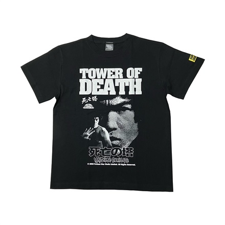 【映画／アパレル】死亡の塔/Tower Of Death (Game Of DeathⅡ)（死の宮殿・ブラック）'25Tシャツ