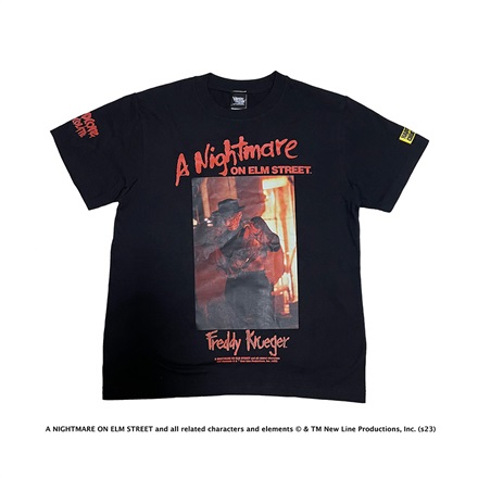 【映画／アパレル】エルム街の悪夢/フレディ・クルーガー（ナイトメア・ブラック） Tシャツ