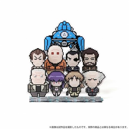 【アニメグッズ】攻殻機動隊S.A.C.　ピクセルアート　アクリルスタンドセット