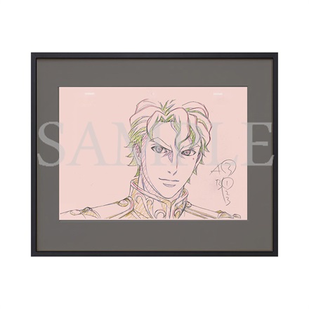 【アニメグッズ】銀河英雄伝説 Die Neue These　額装複製原画「ミッターマイヤー　#27c38」