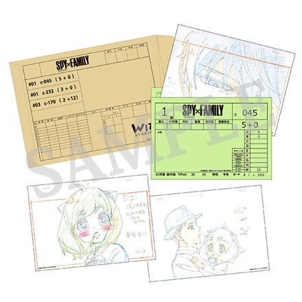【アニメグッズ】SPY×FAMILY　複製カット袋セット（ロイド・アーニャセット）