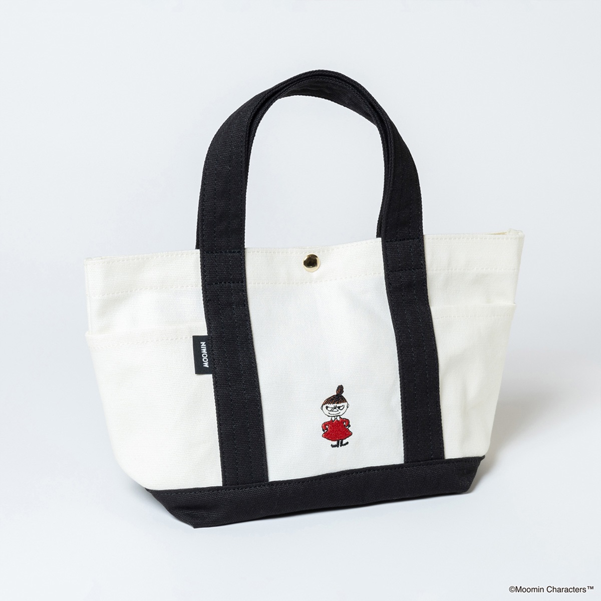 【キャラクターグッズ】MOOMIN ムーミン／EMBROIDERYトートバッグ（ホワイト）
