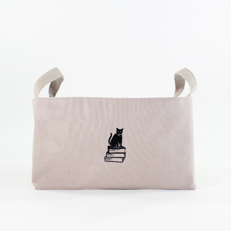【ドラマと読書】BIBLIOPHILIC　BOOK TOTE BAG　グレー