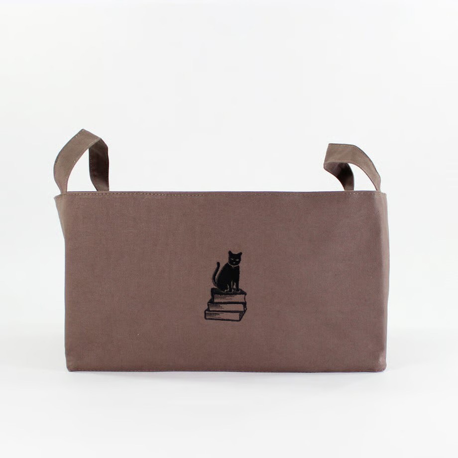 【ドラマと読書】BIBLIOPHILIC　BOOK TOTE BAG　ブラウン