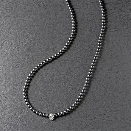 Onyx Necklace w/Skull 70cm（復刻版）