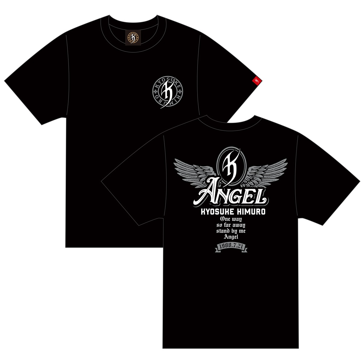 【34th Birth of ANGEL】 ANGEL Tシャツ BLACK