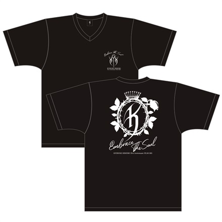 【EMBRACE THE SOUL】クラウン VネックTシャツ BLACK（Sales period : 2023.5.31）