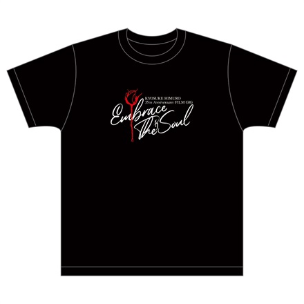 【KYOSUKE HIMURO 35th Anniversary Film GiG “EMBRACE THE SOUL”】ROSE Tシャツ BLACK