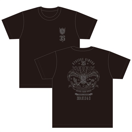 【DECADE from NAKED】35th "Double-headed Eagle" T-Shirt BLACK / GREY（Sales period : 2024.6.3 10am）